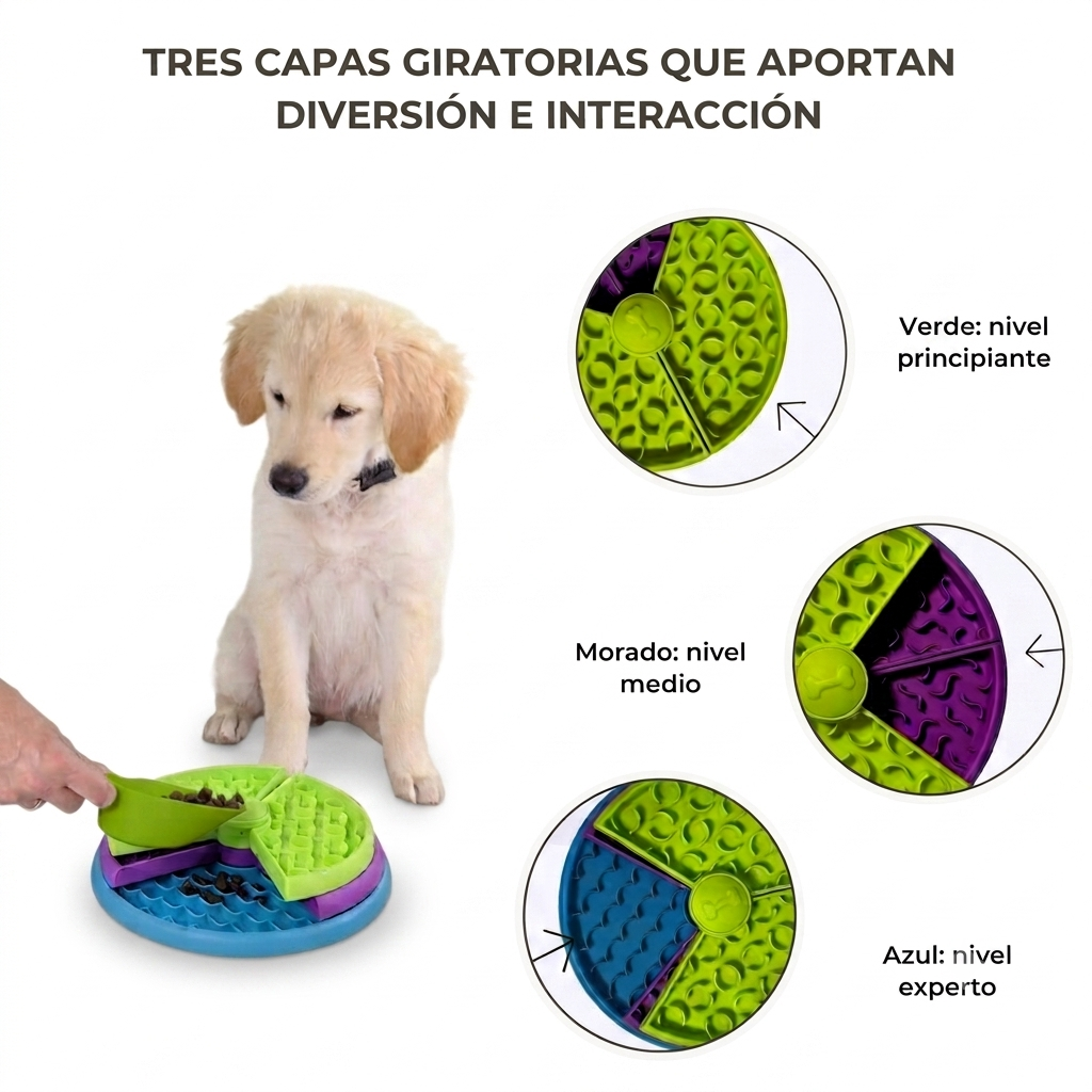 Comedero Interactivo Antiestrés para Perros