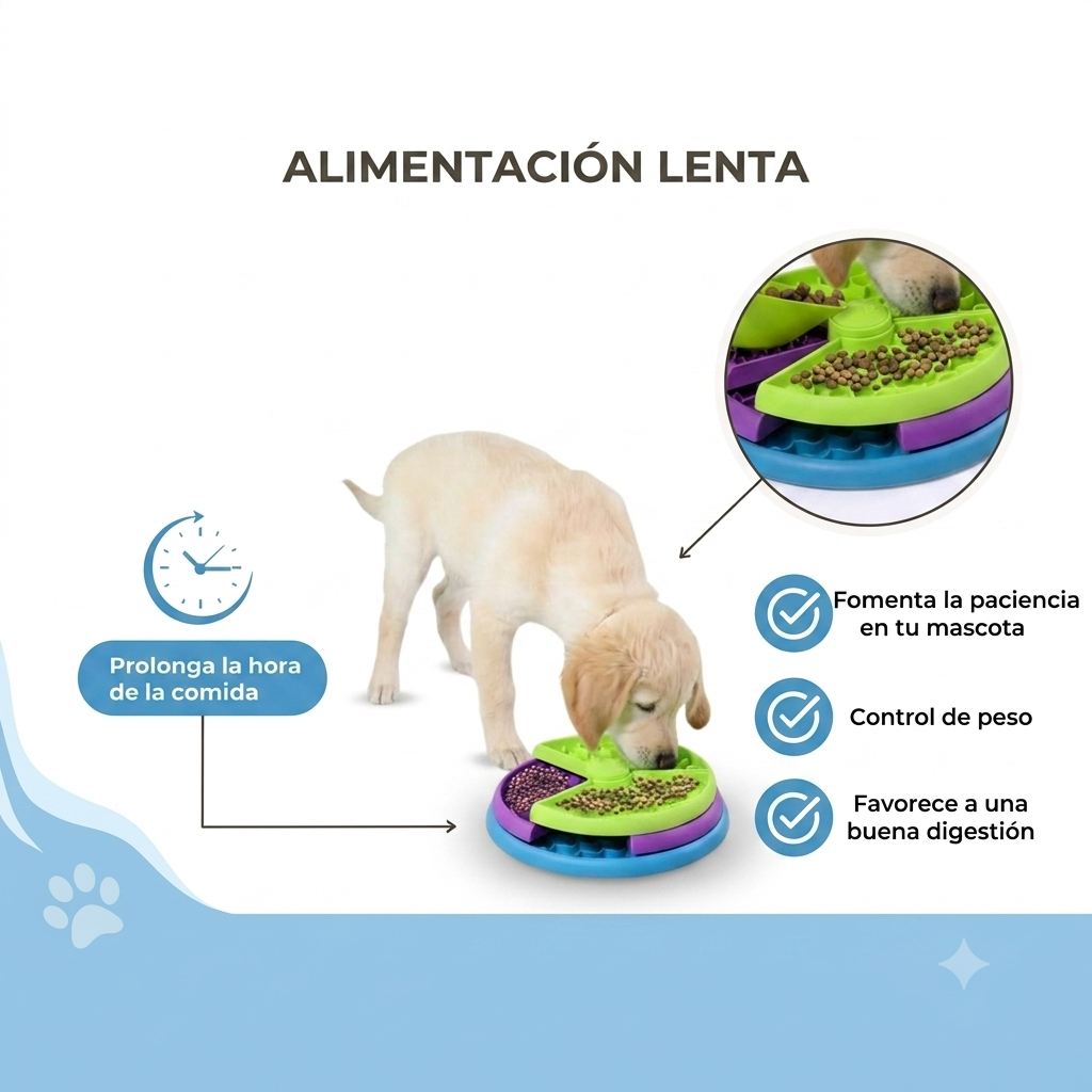 Comedero Interactivo Antiestrés para Perros