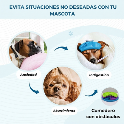 Comedero Interactivo Antiestrés para Perros